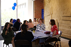 Students at table