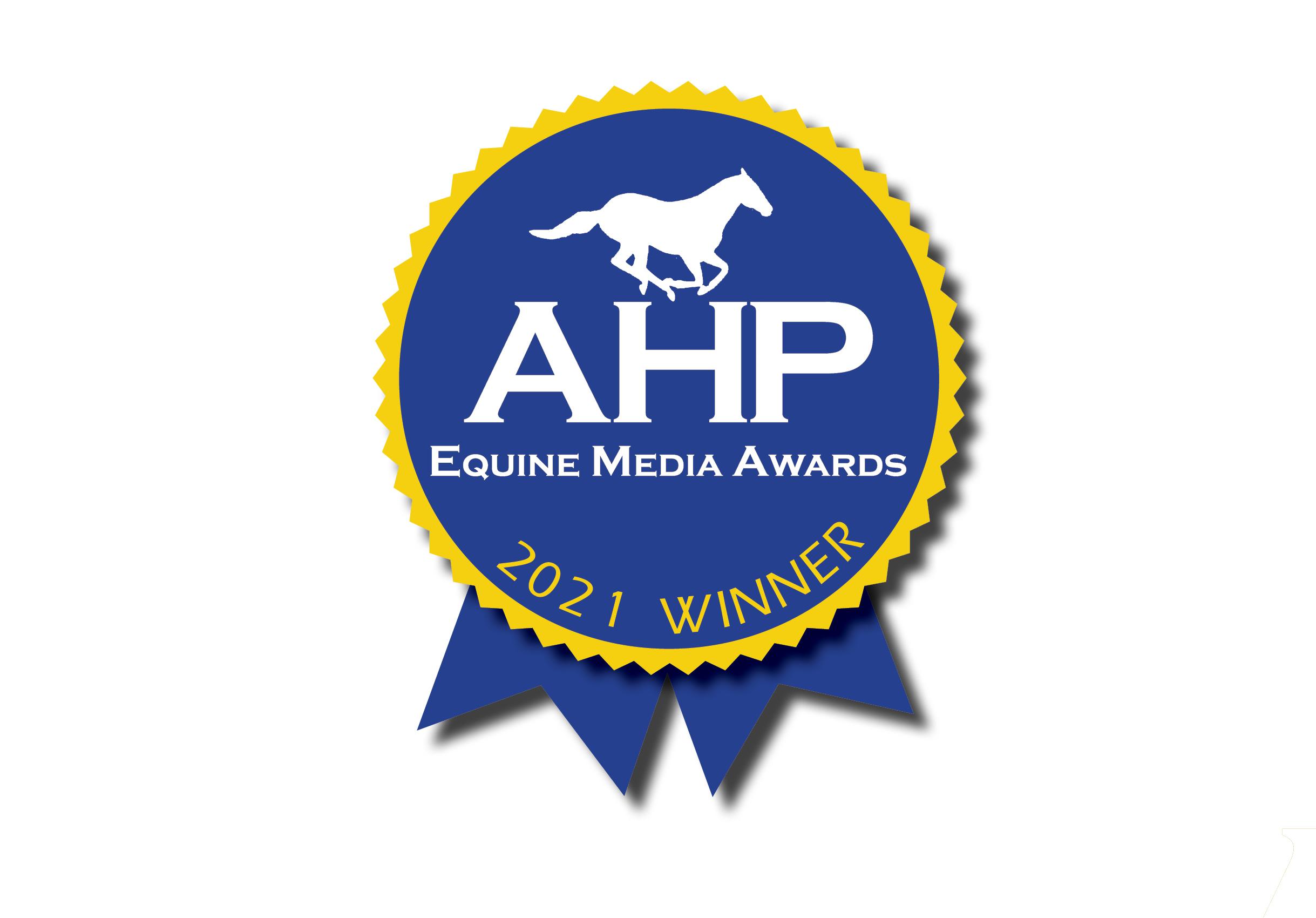 AHP Equine Media Awards Ribbon