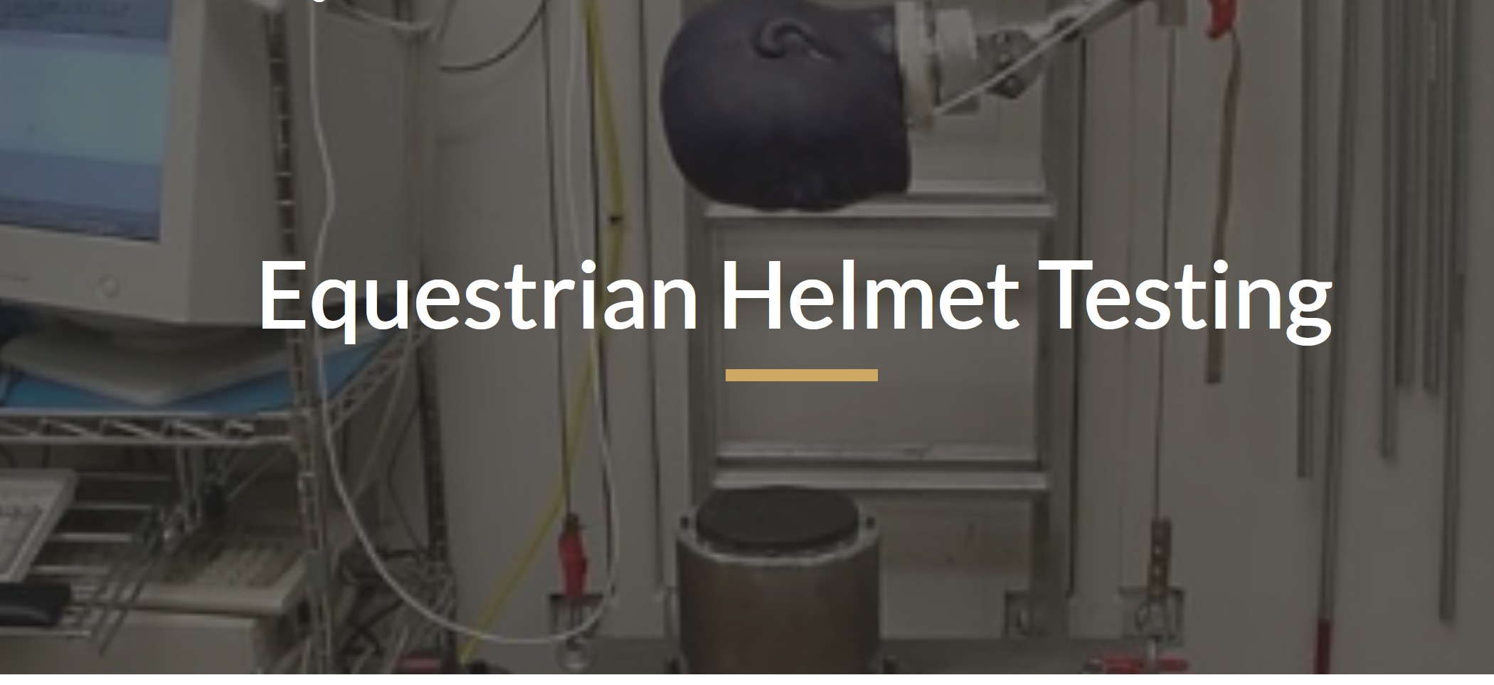 Equestrian Helmet Testing