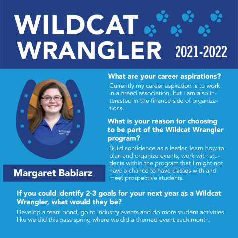 Wildcat Wrangler Bio for Margaret Babiarz