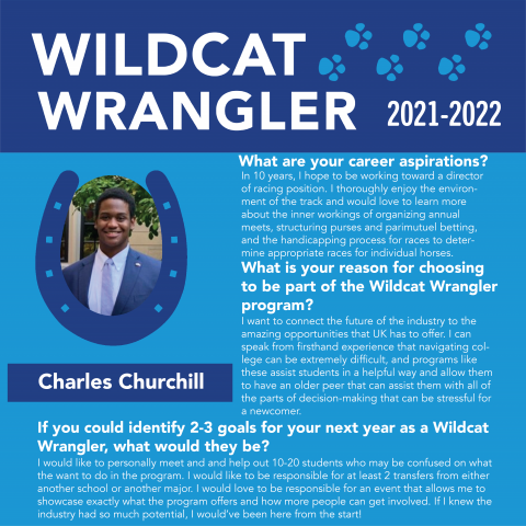 Wildcat Wrangler Bio for Charles Churchill